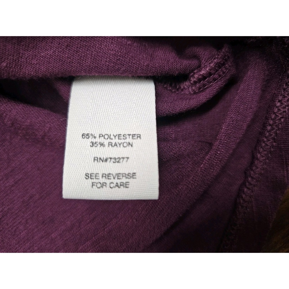 Mudd Womens Burgundy Tank Top M Boho Floral Graphic Flowy Sleeveless Casual Top - Picture 5 of 7